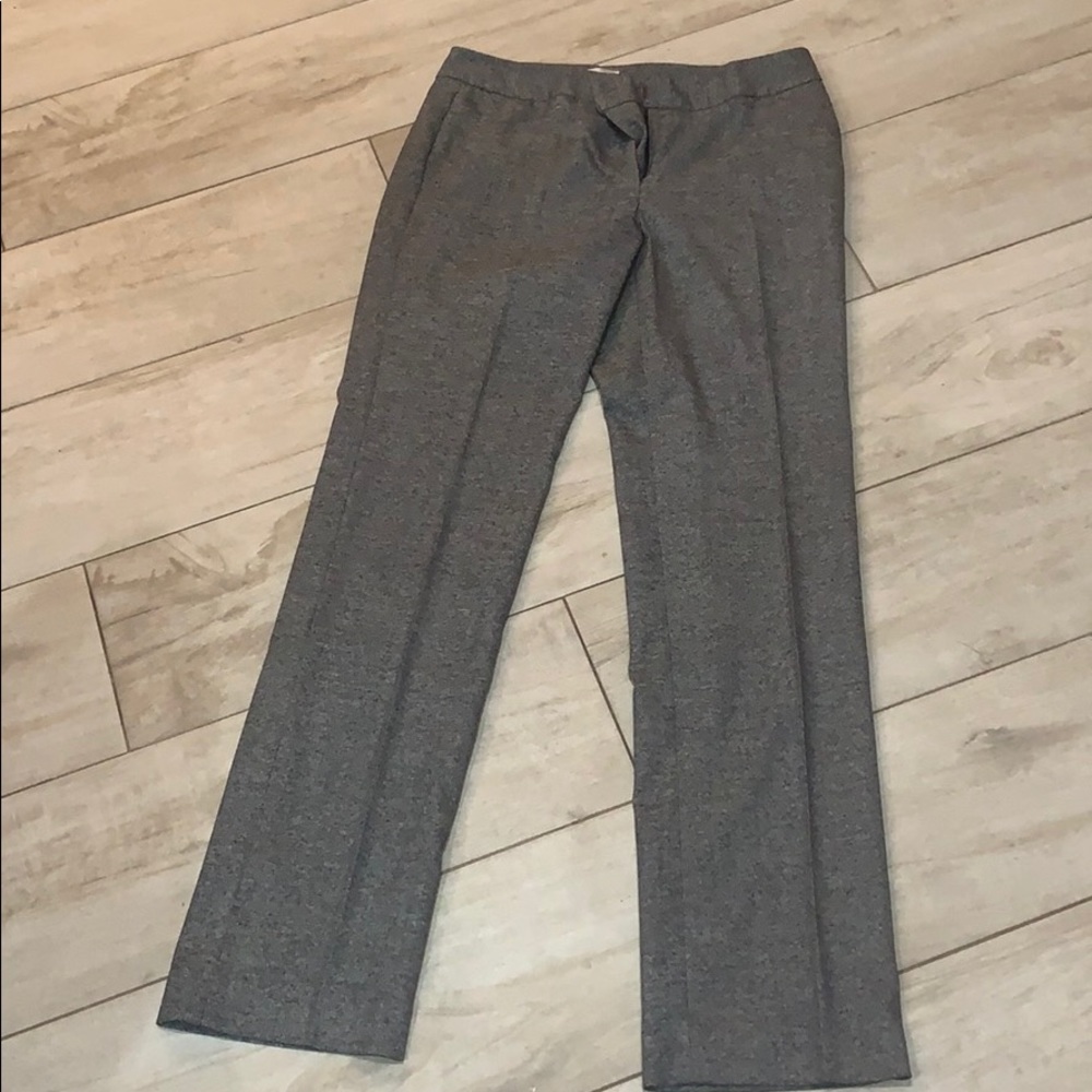 Halogen Taylor suiting pants, size 6, gray/black